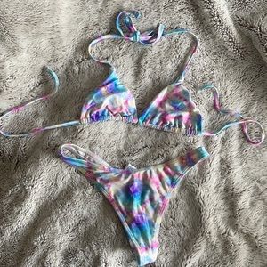 Tie dye bikini